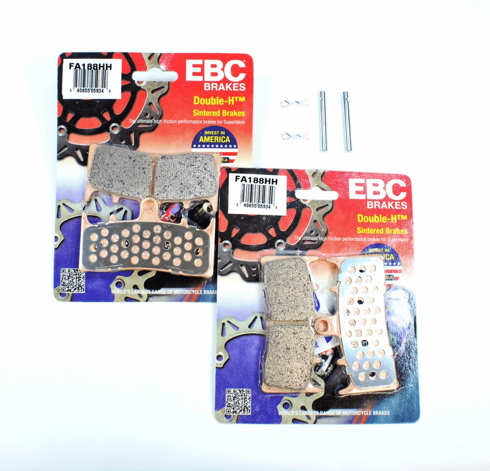 Pastillas de freno EBC HH sinterizadas + pasadores para Kawasaki ZRX 1100 ZR1100C 1999-2000 delanteras Foto 1 de 1