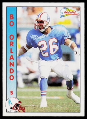 Bo Orlando, 1992 Pacific, #114, Houston Oilers, RC - Image 1 of 2