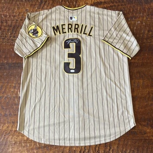 Jackson Merrill Signed San Diego Padres Jersey PSA DNA Autographed - Picture 1 of 6