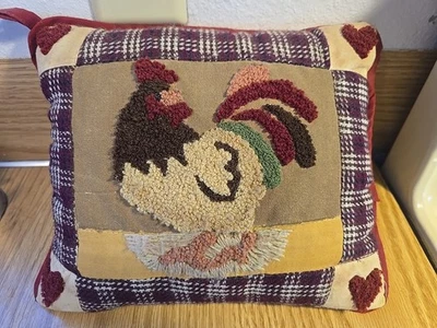Almohada decorativa estilo granja con gallo 8x10" Foto 1 de 4