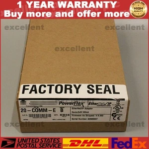 Adattatore Ethernet/IP Allen Bradley 20-COMM-E nuovo sigillato in fabbrica 20COMME US - Foto 1 di 2