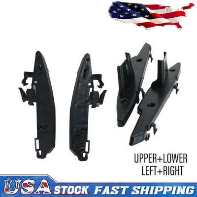 Fits For 2018-23 BMW X3 2019-21 X4 2 Pair Bumper Brackets Set Front Upper+Lower - Изображение 1 из 4