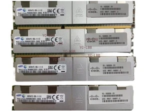 SAMSUNG 64GB DDR3 1600MHz LRDIMM RAM 8Rx4 PC3-12800LR Server Memory 64G*4=256G - Picture 1 of 6