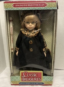 Classic Treasures Special Edition Collectible Porcelain Bisque Doll 16" - Picture 1 of 8