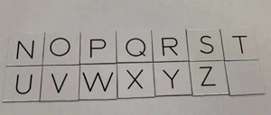 I Know My ABCs Book Capital & Lower Case Letter Replacement Alphabet Set/12 N-Z - Picture 1 of 12