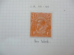KGV Stamps: Inverted Watermark Mint- Great Item, Must Have! (T6040) - Picture 1 of 1