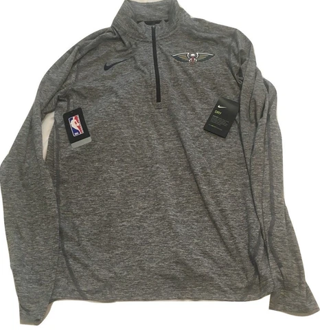 NWT New Orleans Pelicans Nike Dry Element 1/2 Zip Size Small Jacket Cover