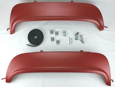 55 56 1955 1956 Ford Fairlane Customline Mainline Victoria guardabarros de metal faldones Foto 1 de 2