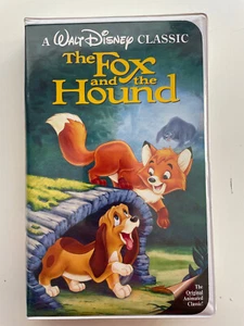 RARE Black Diamond Edition The Fox and the Hound VHS Tape - Walt Disney Classics - Picture 1 of 4