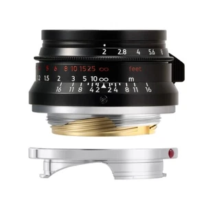*LIMITED* LIGHT LENS LAB LTM 35mm f/2 for L39 w/ LM ring adapter =Black Paint= - Picture 1 of 7