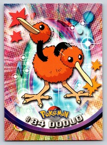 Doduo #84 Topps Series 1 Pokemon Card Blue Logo Non Foil B11