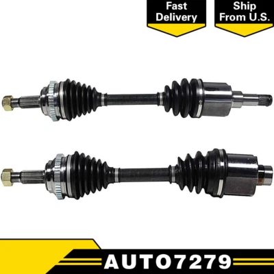 Par de ejes CV delanteros para CHRYSLER PT CRUISER transmisión automática turboalimentado Foto 1 de 4