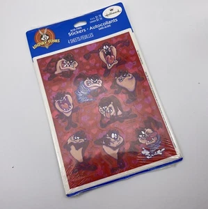 Taz~Looney Tunes~Hallmark~Vtg 1998~Hearts~4 Sheets~Acid Free Stickers~NEW~NIP - Picture 1 of 2