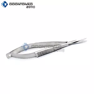 Micro Straight Eye Scissors Sharp/Sharp 4'' Castriviejo Opthalmic Surgical Tools - Picture 1 of 3
