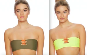 Nwt Basta Surf Adros Bandeau Gummizug Wendbar Bikini Badeanzug Top Damen XS - Bild 1 von 11