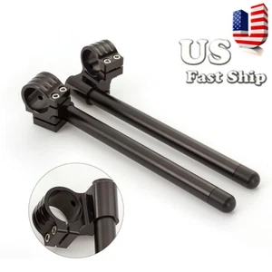 50mm Riser 1'' For CBR 929/954 Fireblade CNC Clip On clipon Fork Handle Bar Pair - Bild 1 von 12