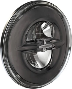 Dark Chrome 7"" Reflector-Style LED Headlamp Harley FLHXSE 2010, 2015-2017 - Picture 1 of 1