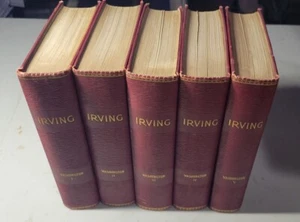 Life of George Washington - Geoffrey Crayon Edition 5 Volumes 1893 - Picture 1 of 8