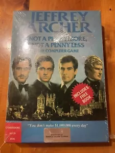 Jeffrey Archer Not a Penny More/Less Commodore 64/128 Computer Video Game SEALED - Picture 1 of 3