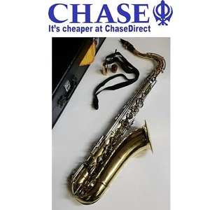 Adolphe Selmer Bb Tenor Saxophone 673 Sax Brass Body In Hard Case Unique Sax __ - Picture 1 of 14