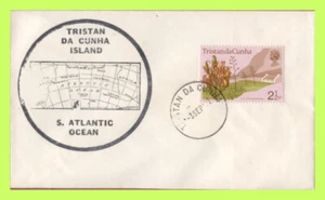 Tristan Da Cunha 1972 21/2p Flora auf Gütesiegel Cover - Bild 1 von 1