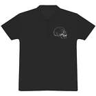 'Skull In Profile' Adult Polo Shirt / T-Shirt (PL000326)