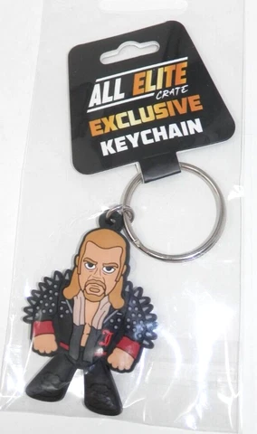 All Elite Crate CHRIS JERICHO Keychain • AEW Exclusive JAS New Cover