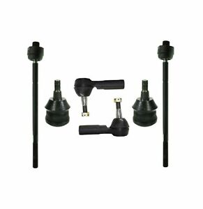 New Lower Ball Joints Inner And Outer Tie Rod Ends Kit for Cadillac DeVille DTS