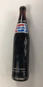 Genuine Original Vintage 1983 Pepsi Swirl 16 Oz. One Pint Bottle Full Unopened - Picture 1 of 24