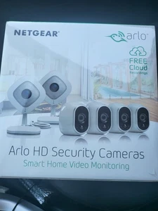 ARLO HD security camaras netgear VMK3500-100NAS Free Cloud Recordings - Picture 1 of 6