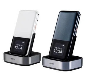 ALT MIVE AT-M140 Style Folder 2 cell phone 32GB LTE/3G - Black , White Used / - Picture 1 of 41