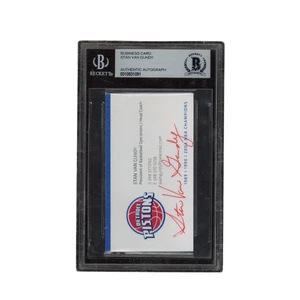 Stan Van Gundy Autographed Signed Pistons President Coach Business Card Beckett - Picture 1 of 2