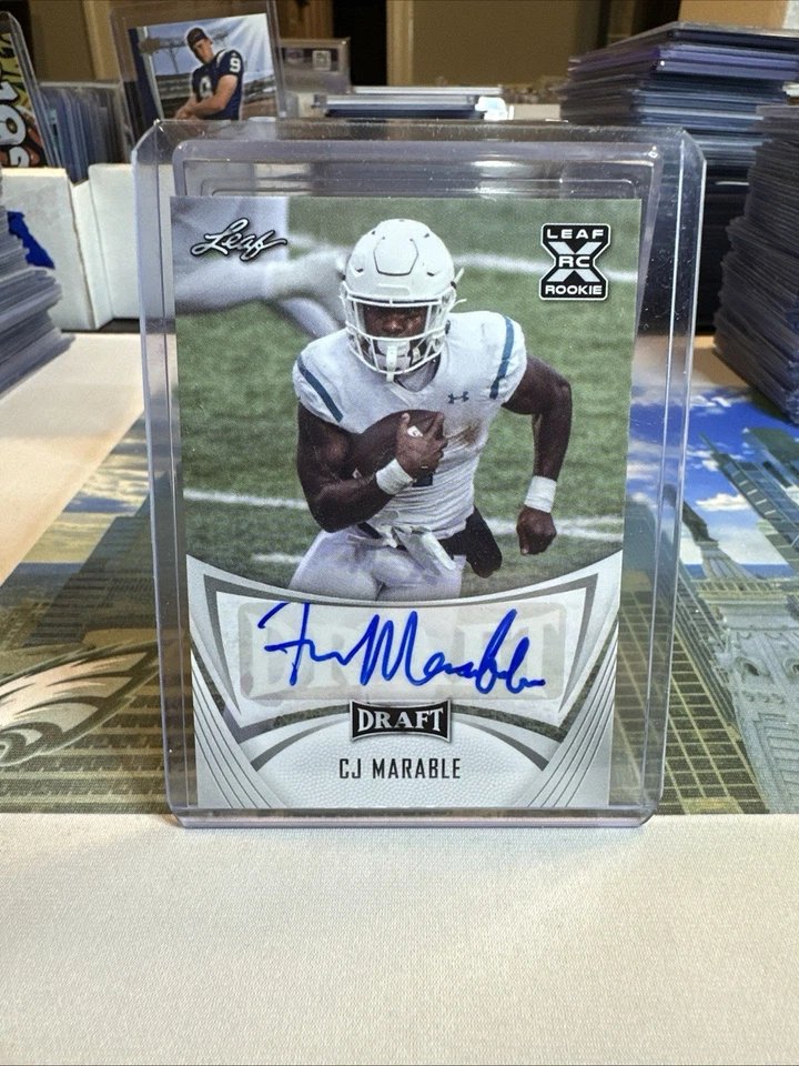 K66,474 - 2021 Leaf Draft Autographs #BACJM CJ Marable - Image 1 of 1