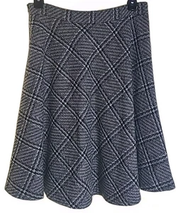 Brooks Brothers Wool Blend Tweed Fit & Flare A-Line Skirt Old Money Preppy 10 - Picture 1 of 6
