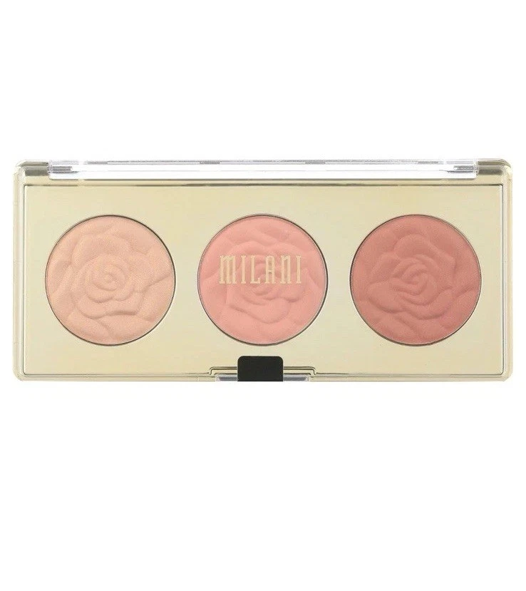 Paleta Milani Rosa Polvo Rubor Trío Flores de Amor Nueva en Paquete Foto 1 de 3