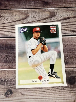 1995 Best #94 Matt Ruebel Carolina Mudcats Baseball Card - Image 1 of 2