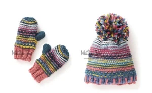 Girls Matilda Jane A Bit Chilly Glove With Burr Hat Set Size S Small New In Bag - Picture 1 of 7