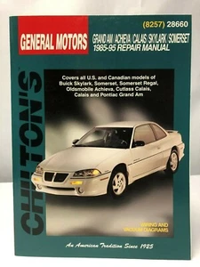 CHILTON (8257) 28660 General Motors Grand AM,Achieva... 1985-1995 REPAIR MANUAL  - Bild 1 von 4
