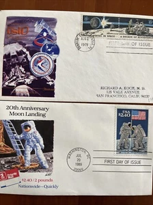 US Space Stamps First Day Of Issue - Picture 1 of 3