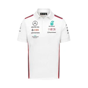 Mercedes AMG Petronas Formula One Team - 2023 Team Polo - White - Men - Size: L - Picture 1 of 9