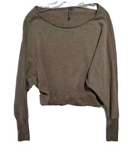 Sweaty Betty Womens XL Brown Wool Blend Sweater (H3) - Picture 1 of 6