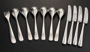 Löffel Messer Gabel 11 Stück Robert Welch Edelstahl Tafelbesteck Muster? - Bild 1 von 6