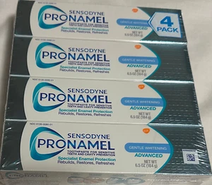 SENSODYNE PRONAMEL TOOTHPASTE FOR SENSITIVE TEETH AND CAVITY PREVENTION 4 PACK - Picture 1 of 2