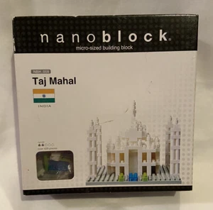 Nanoblock Taj Mahal 420 pcs NEW Sealed NBH-008 India NIB Micro Sized Blocks - Picture 1 of 9