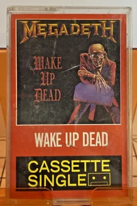 MEGADETH- Wake Up Dead (Cassette, Thrash Metal, 1987) UK Import Single Tested EX - Picture 1 of 5