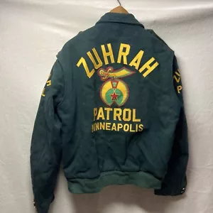 Alte Vintage Wolljacke Zuhrah Patrol Shriner Bob Größe 42 Mantel Minneapolis neuwertig - Bild 1 von 23