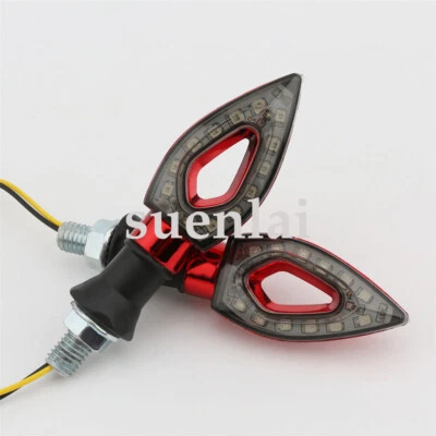 Mini intermitente LED de plástico de 4,2" para Honda CBR600 F2 F3 F4 F4I 600RR 900 1000RR Foto 1 de 4