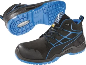 Puma Safety Boots KRYPTON BLUE MID Non-Slip Trainers Fiberglass Toecap S3 SRC - Picture 1 of 6