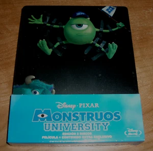 Monstruos University (Monsters University) Disney Steelbook Blu-Ray Nuevo A-B-C - Imagen 1 de 5