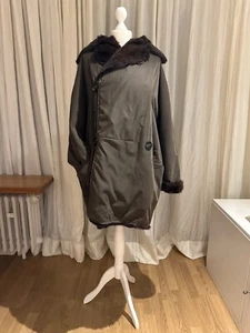 Joop Wende Kurzmantel Microfaser und Echtpelz Kanin Gr. XL gebraucht gepflegt - Bild 1 von 9